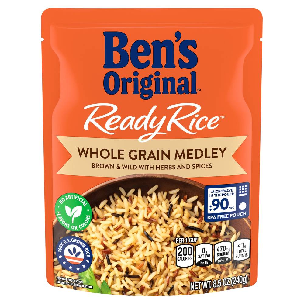 Ben's Original Whole Grain Medley Ready Rice With Herbs & Spices