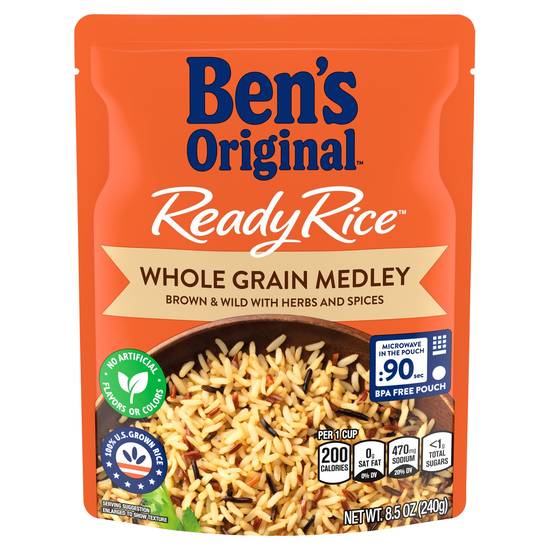 Ben's Original Whole Grain Medley Ready Rice With Herbs & Spices