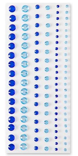 Recollections Adhesive Rhinestones Mixed pack, Blue