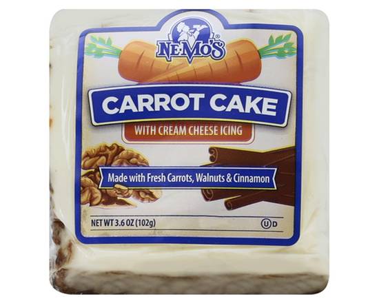 Order Nemos Carrot Cake food online from Chevron Extramile store, Antioch on bringmethat.com