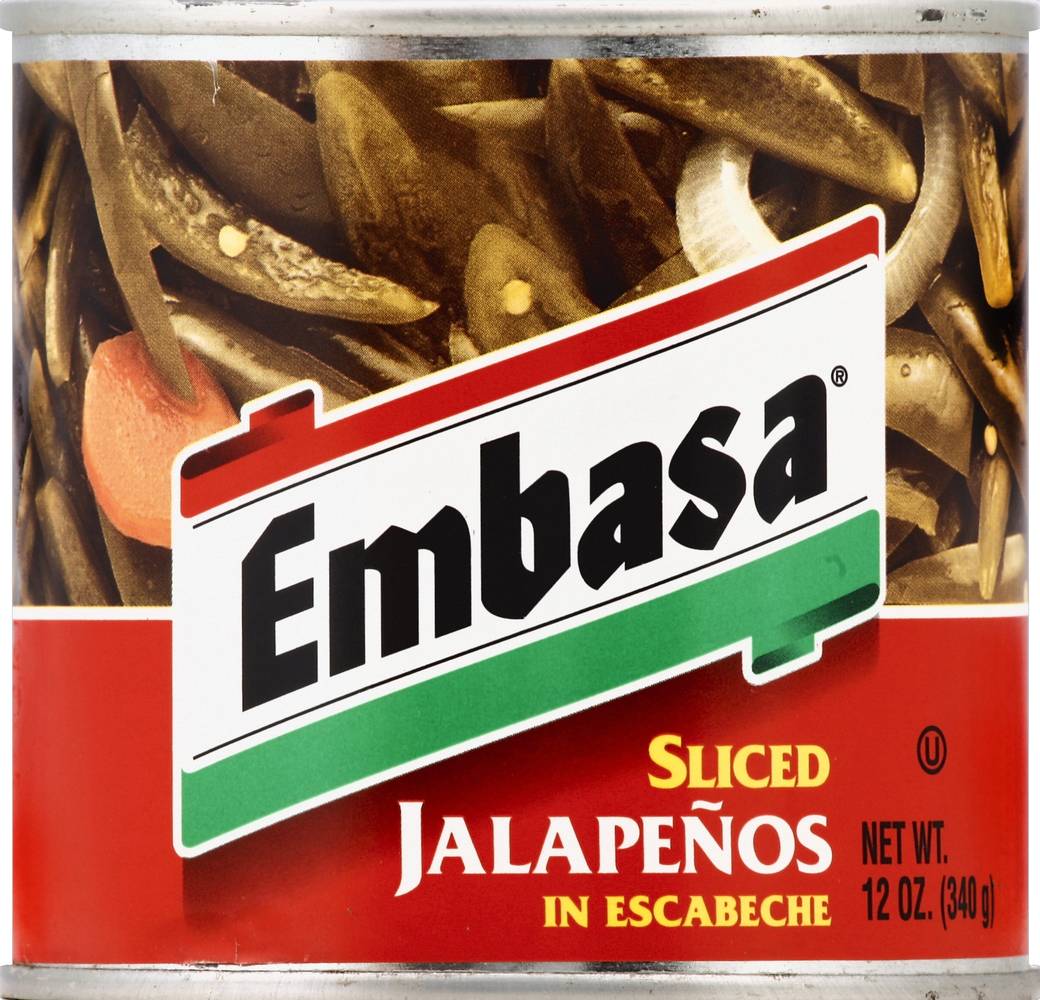 Embasa Sliced Jalapenos in Escabeche (12 oz)