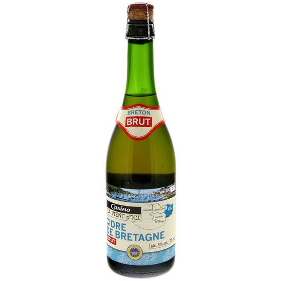 Casino Ça Vient D'Ici Cidre De Bretagne - Brut - Alc. 5% Vol. - 75Cl