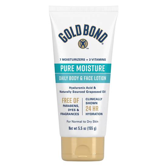 Gold Bond Pure Moisture Daily Body & Face Lotion