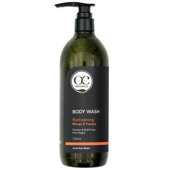 Oc Naturals Refreshing Body Wash Mango & Papaya 725mL