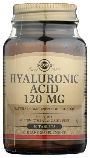 Solgar Hyaluronic Acid 120 mg Dietary Supplement (30 tablets)