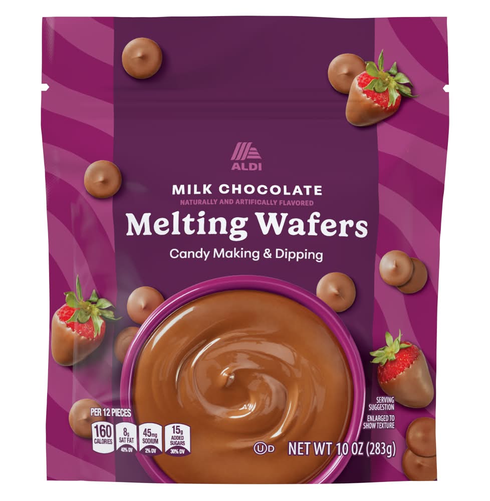 Aldi Melting Wafers, Milk Chocolate (10 oz)