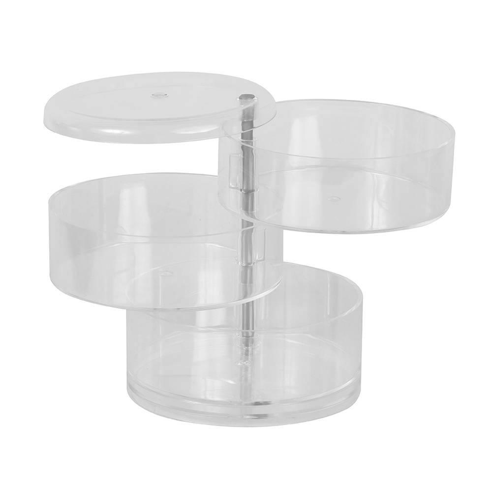 Miniso organizador de joyas rotable transparente (1 pieza)