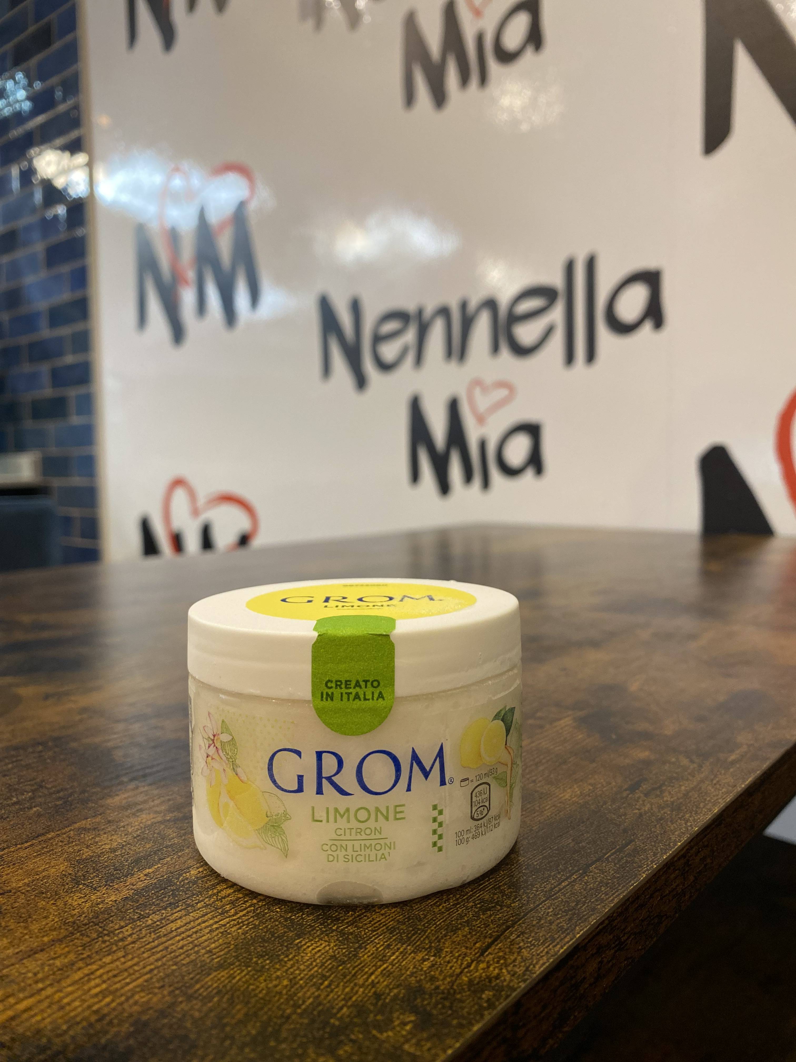 🍦Glace GROM Citron 🍋