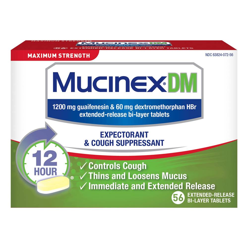 Mucinex Dm Maximum Strength Tablets(56 Ct)