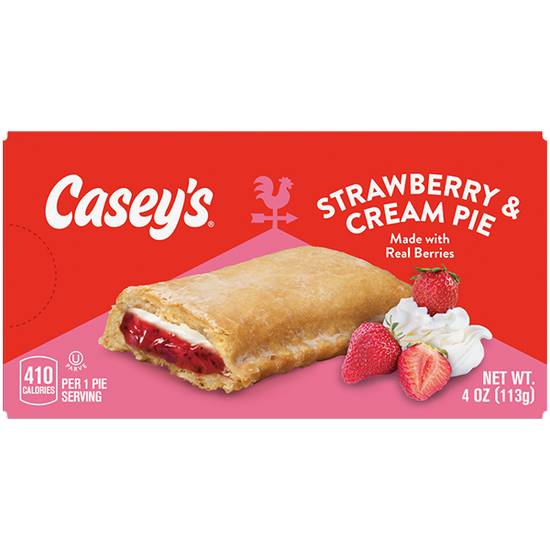 Casey's Strawberry & Cream Pie 4oz