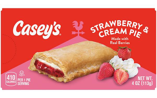 Casey's Strawberry & Cream Pie 4oz