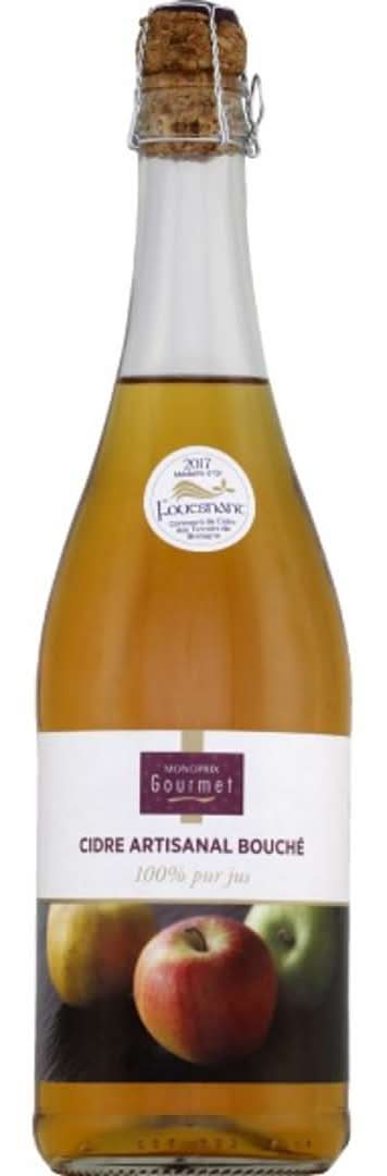Monoprix - Gourmet cidre artisanal doux (750ml)