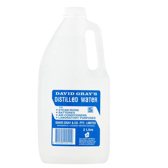 David Gray's Distilled Water 2L