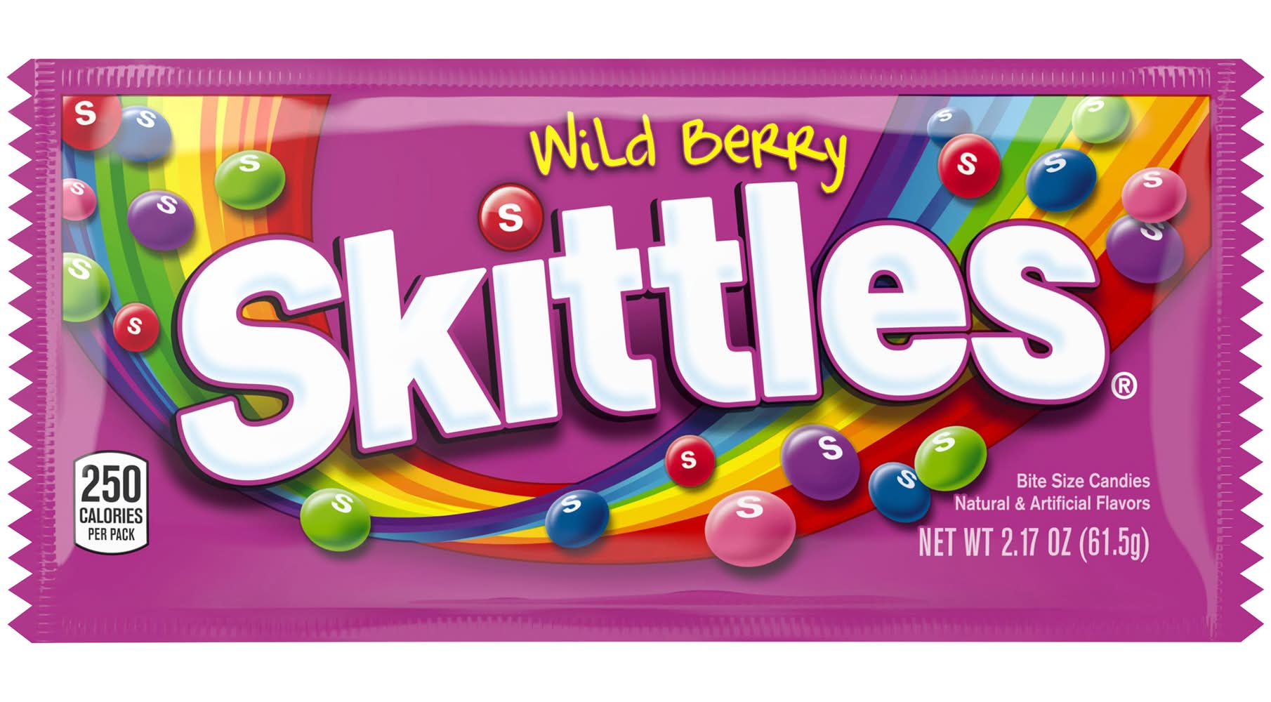 Skittles Flavored Bite Size Candies, Wild Berry (2.17 oz)