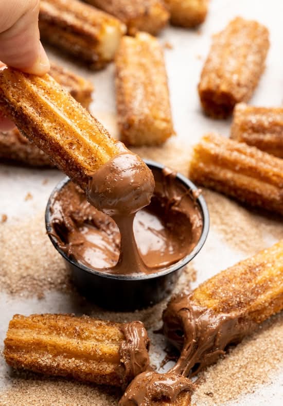 Churros con Nutella