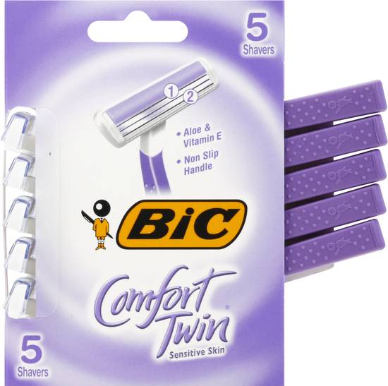 Bic Comfort Twin Sensitive Skin Shaver (5 ct)