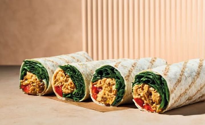 Coronation Chickpea Wrap