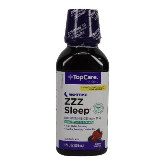 Topcare Zzz Sleep Diphenhydramine Hci 50 mg Syrup (12 fl oz)