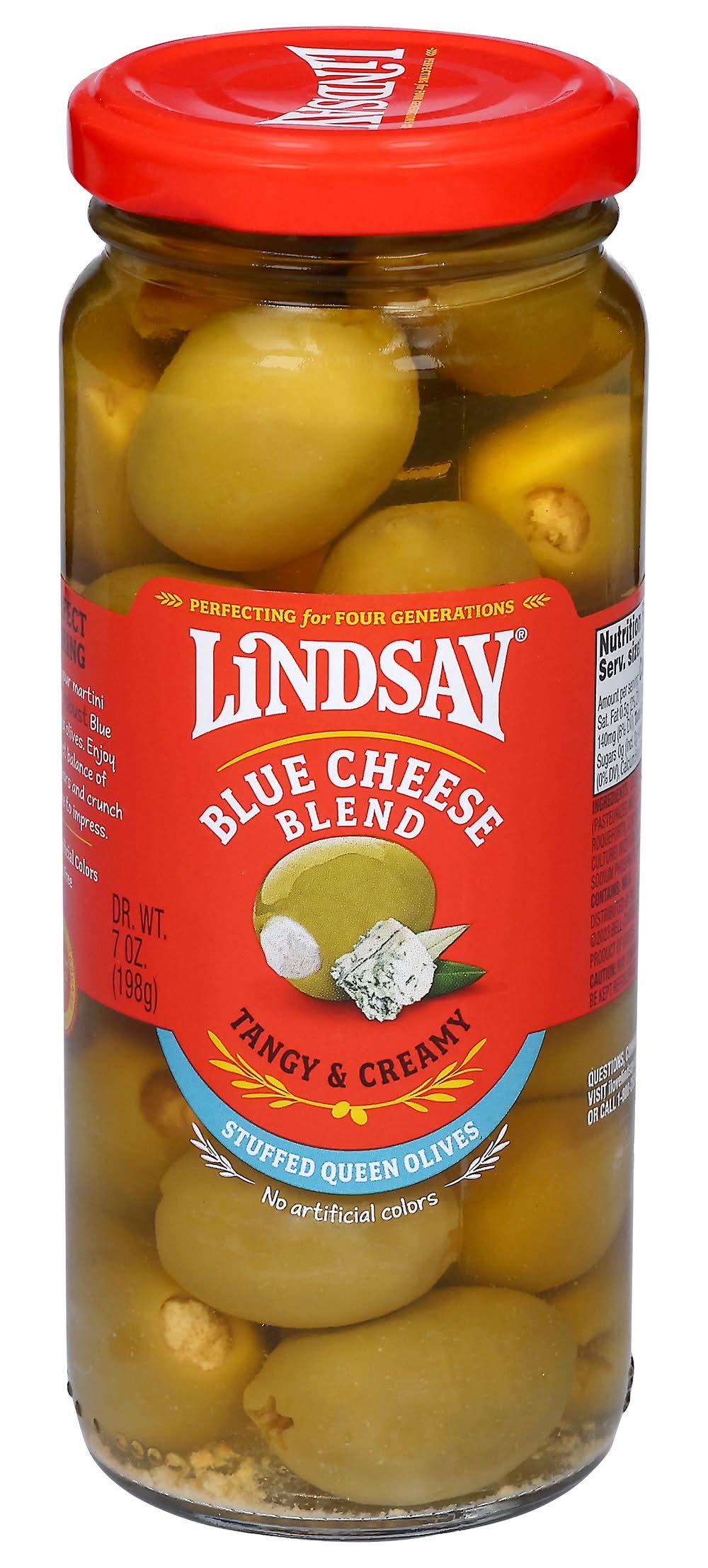 Lindsay Stuffed Queen Blue Cheese Blend Olives (7 oz)