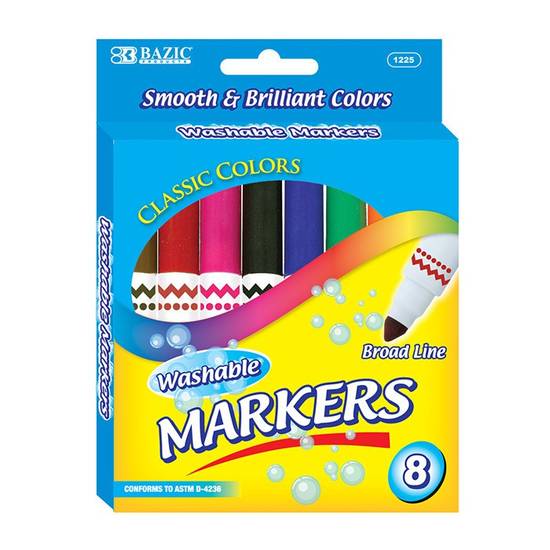 Bazic Products Broad Line Washable Markers