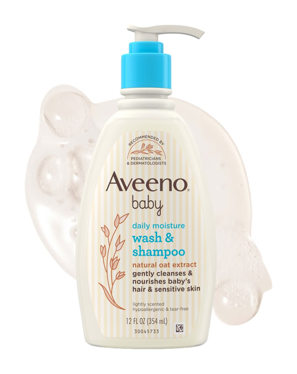 Aveeno Baby Daily Moisture Body Wash & Shampoo Oat Extract (12 fl oz)