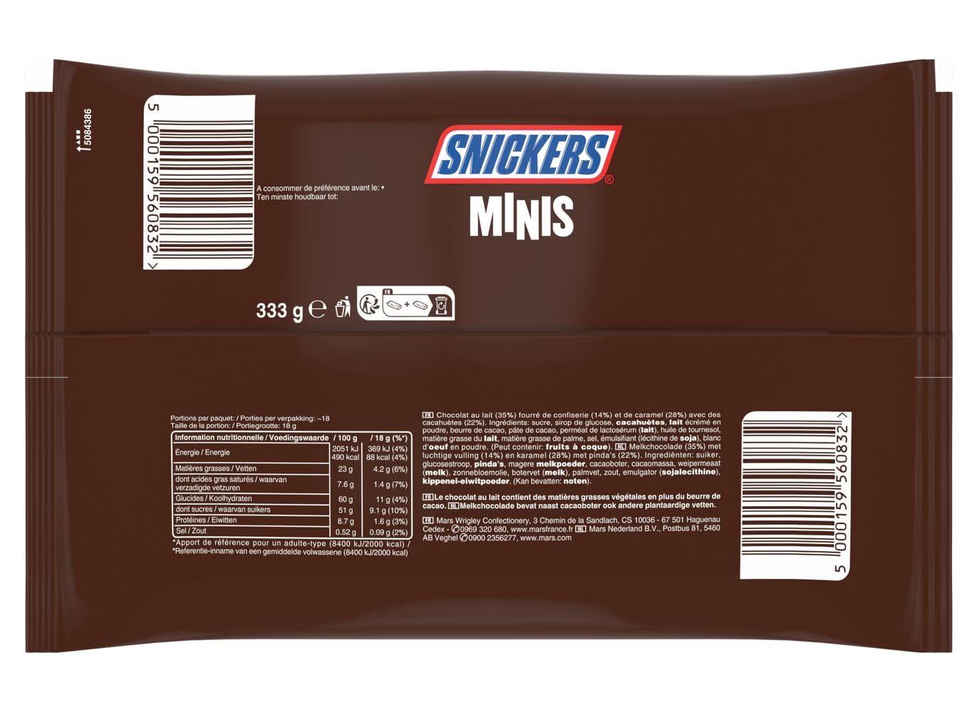 Snickers - Barre de chocolat fourrée aux cacahuètes et au caramel (17)
