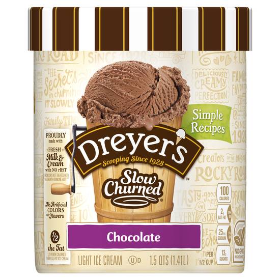 Dreyer's Slow Churned Chocolate Ice Cream
