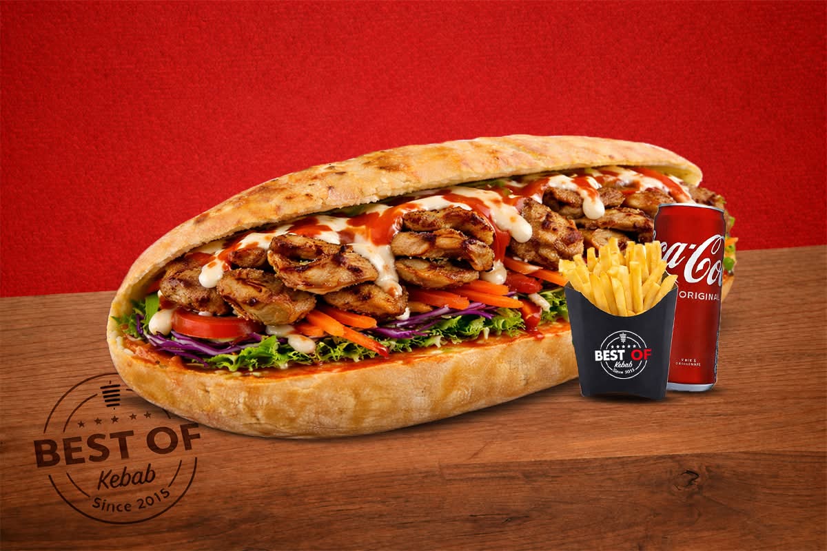 ⏰ DERNIERS JOURS 🌯 MENU SANDWICH KEBAB  (FRITES+BOISSON)