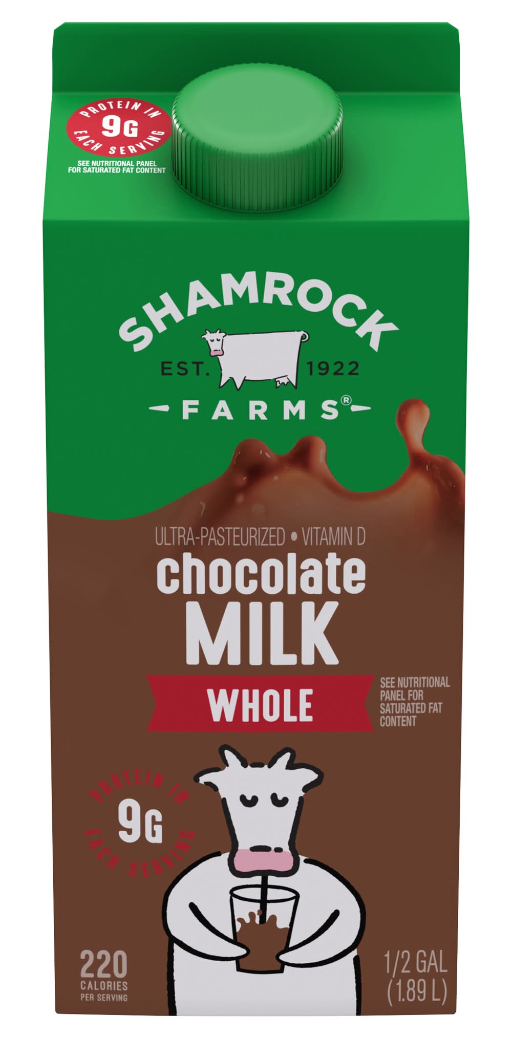 Shamrock Farms Whole Chocolate Milk (1.89 L)