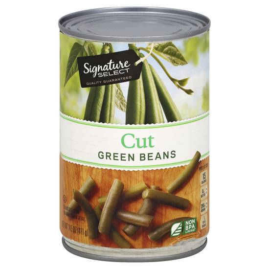Signature Select Beans Green Cut (14.5 oz)