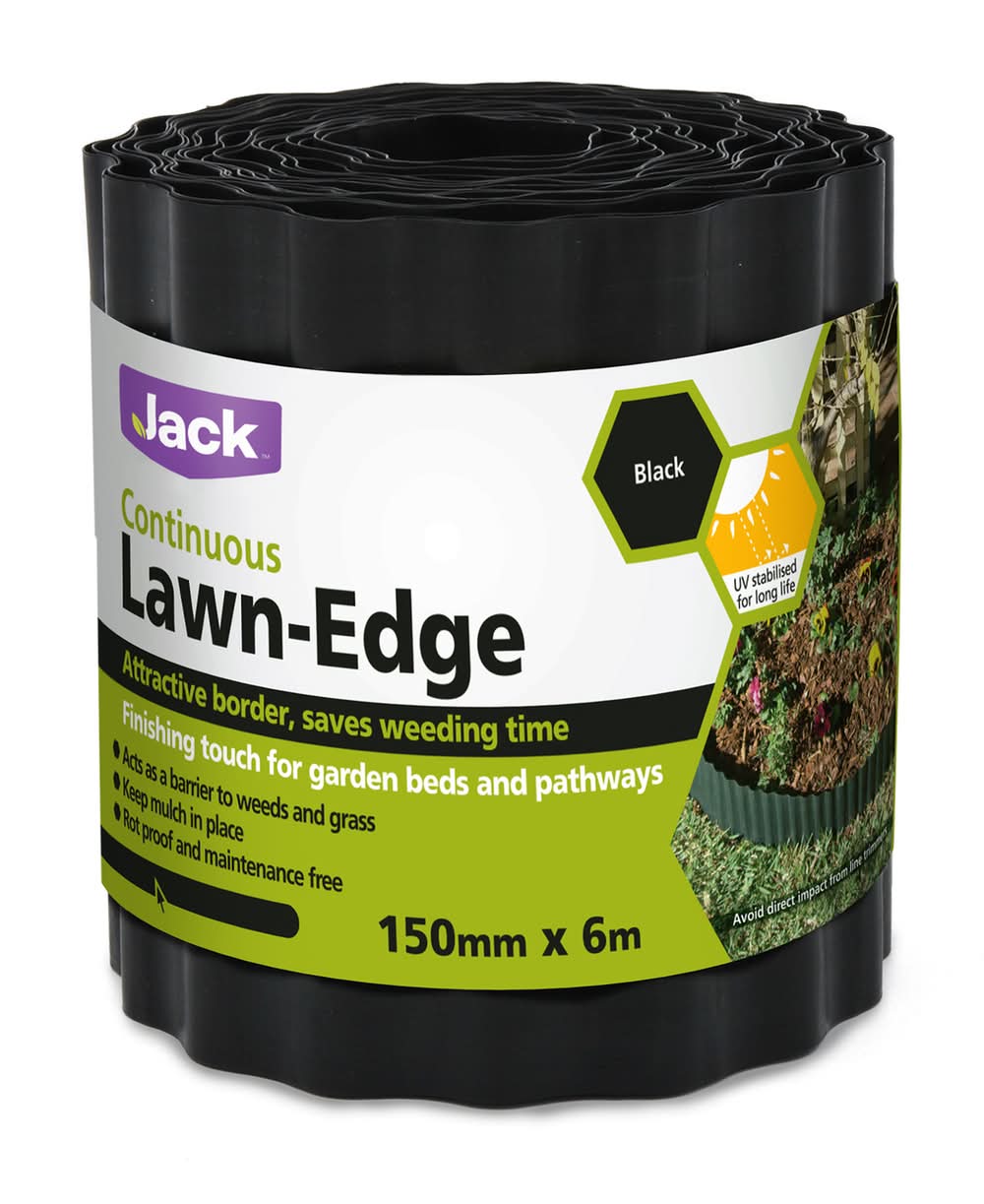 Jack 150mm x 6m Corrugated Plastic Garden Edging