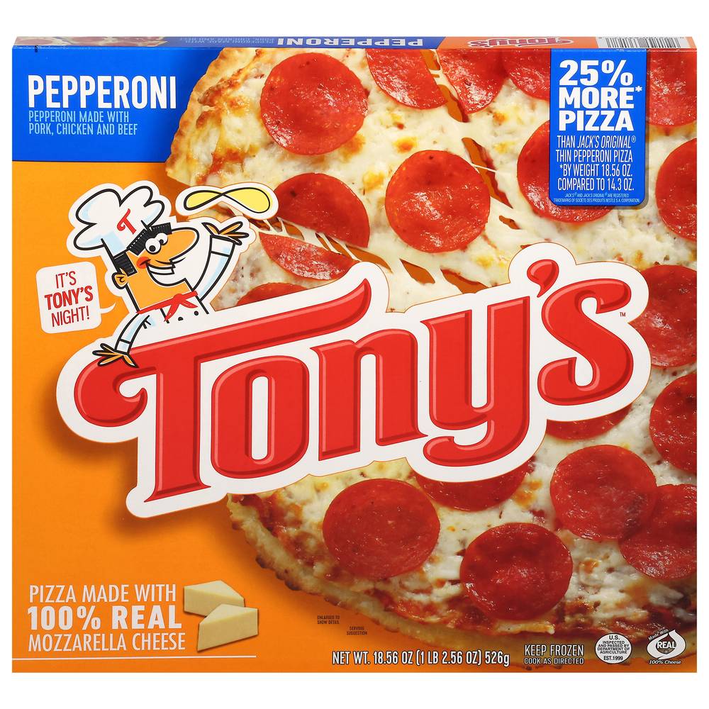 Tony's Pizza, Pepperoni (18.56 lbs)