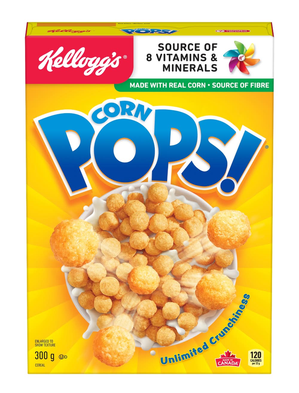 Corn Pops Crunchy Cereal (300 g)