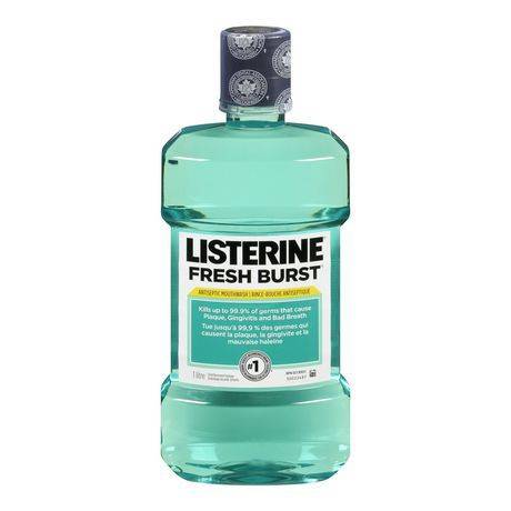 Listerine menthe fraîche (cont. 1 l) - fresh burst antiseptic mouthwash (1 l)