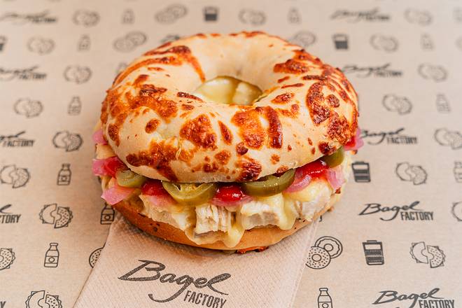 Spicy Chicken Bagel