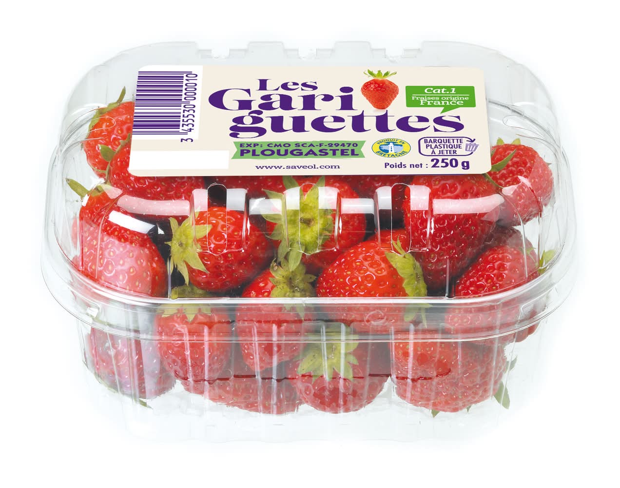 Savéol - Fraise gariguette (250g)