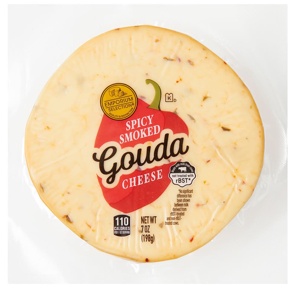 Emporium Selection Gouda Cheese, Spicy Smoked (7 oz)