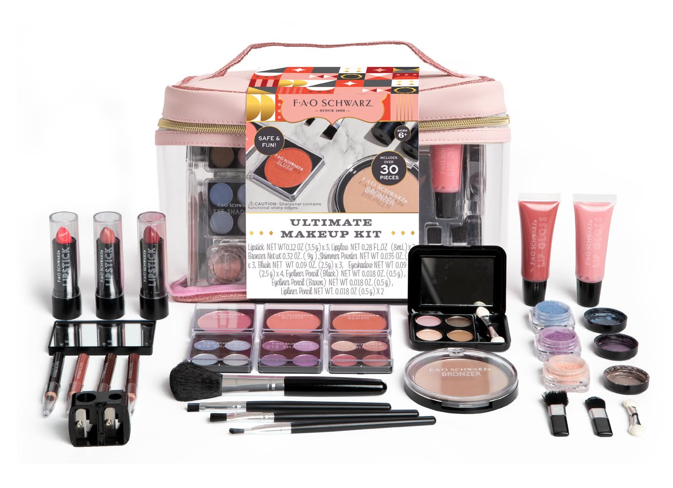 Fao Schwarz Ultimate Makeup Kit Starter Set (2.04 oz, 30 ct)