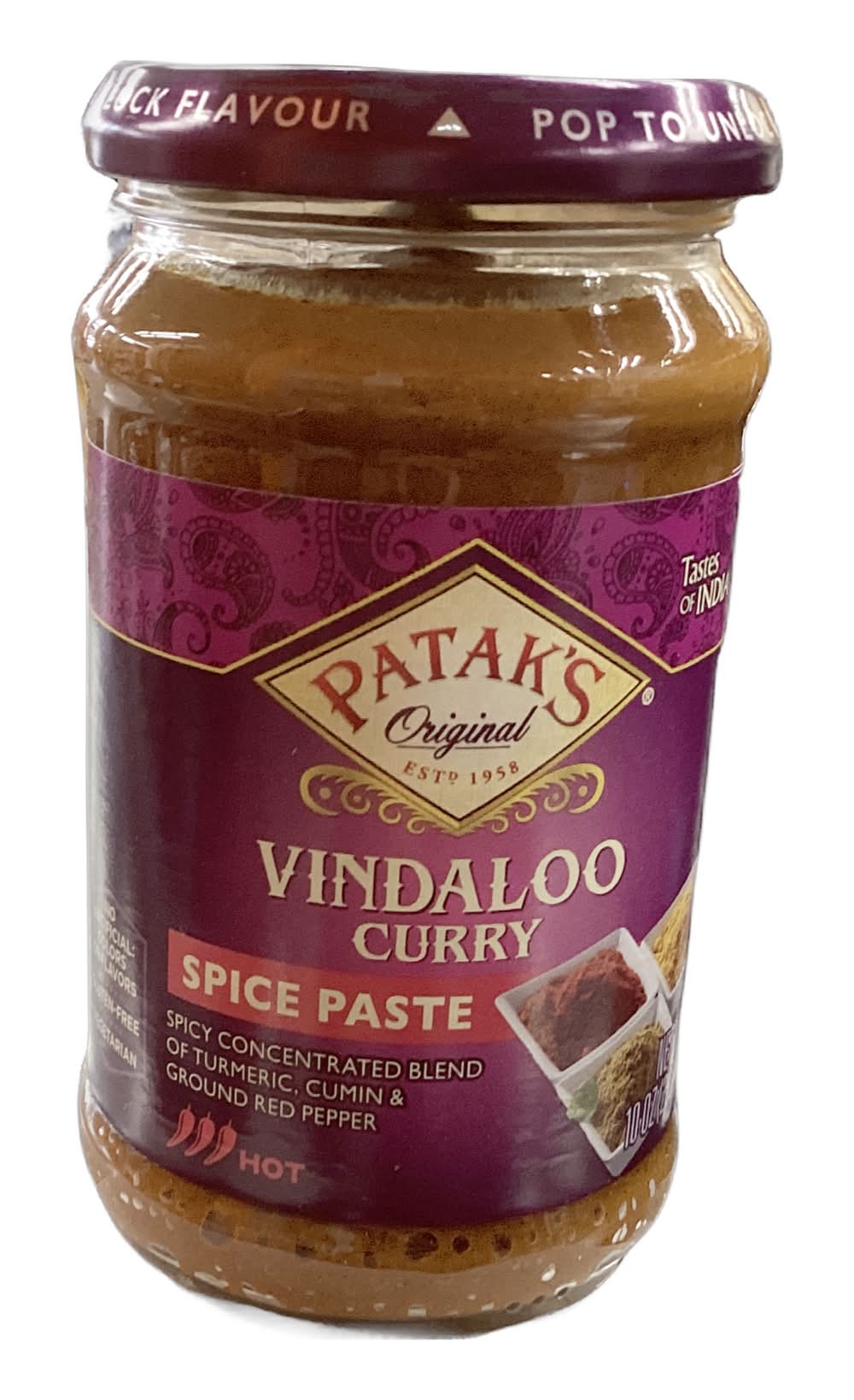 Pataks Vindaloo Curry Paste 283G | Postmates