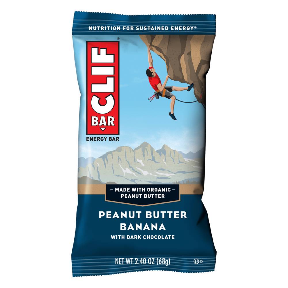 Clif Peanut Butter Banana With Dark Chocolate Energy Bar 68g