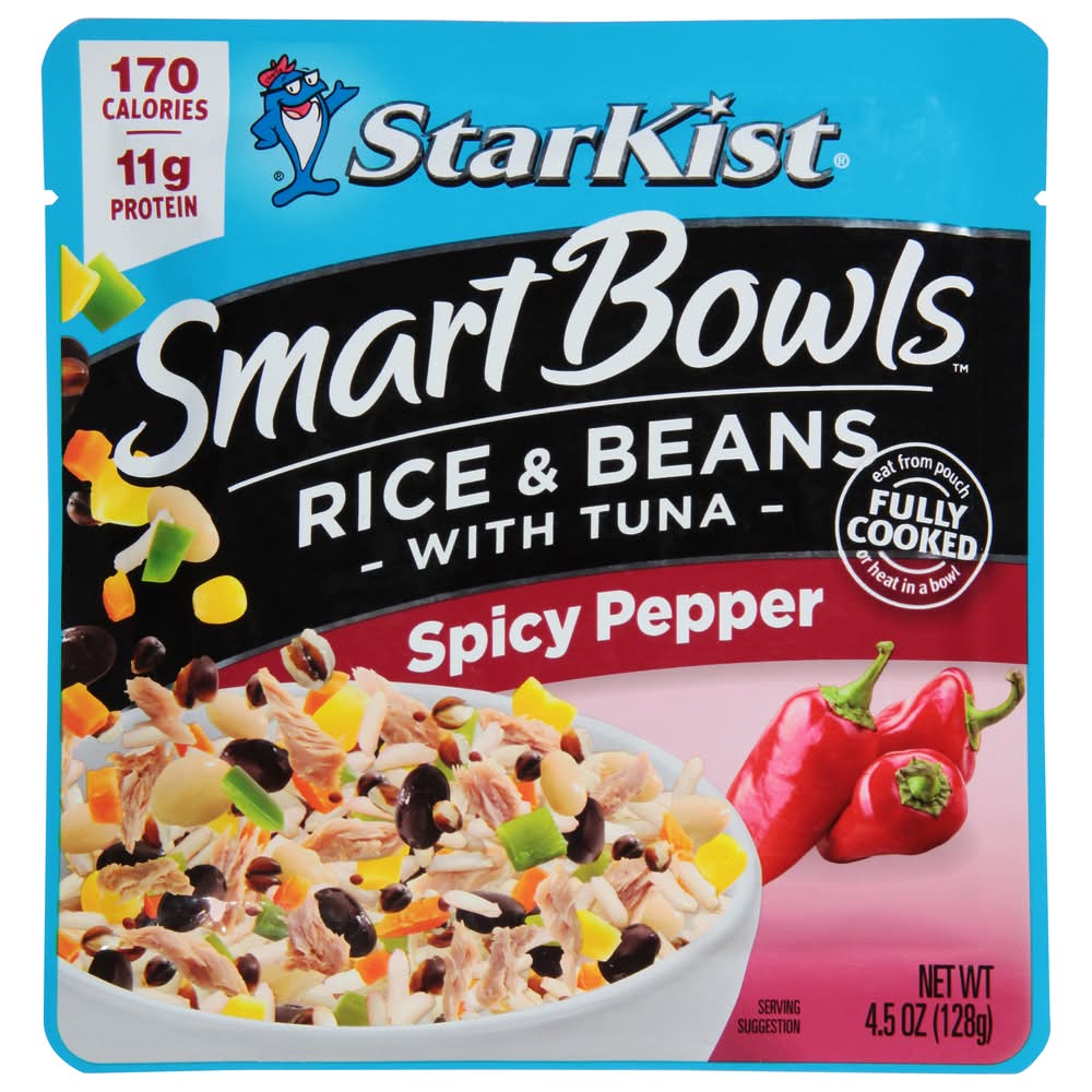 StarKist Smart Bowls With Tuna Spicy Pepper Rice & Beans (4.5 oz)