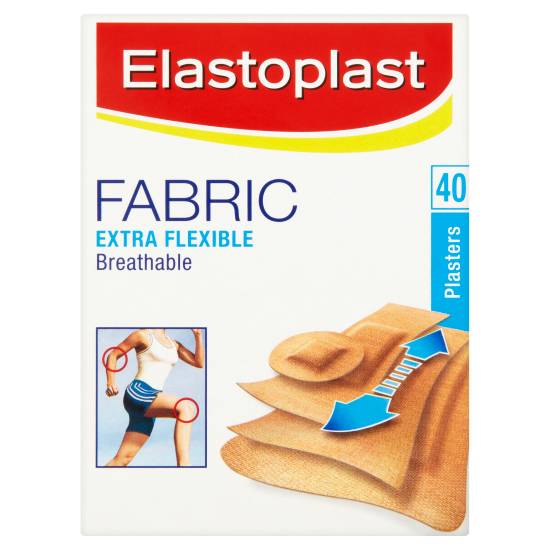 Elastoplast Fabric Extra Flexible Breathable Plasters (40 pack)