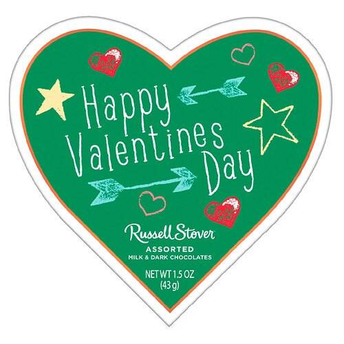Order Russell Stover Fine Valentine Heart Chocolate - 1.5 oz food online from Walgreens store, Kingman on bringmethat.com