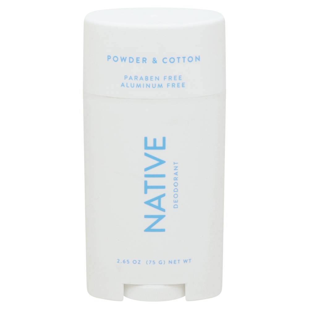 Native Deodorant Powder & Cotton 2.65z (2.6 oz)