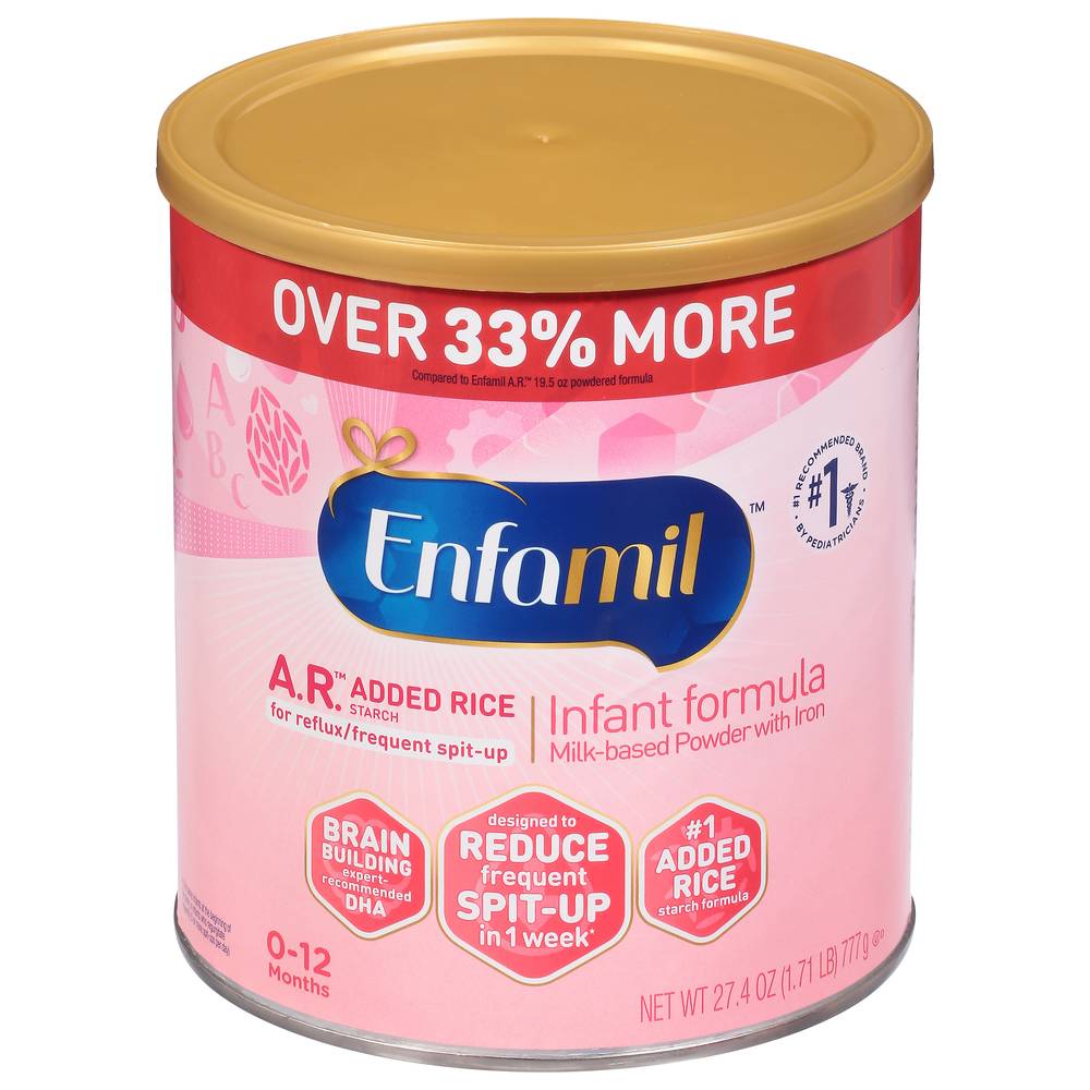 Enfamil 0-12 Months Milk-Based Powder With Iron Infant Formula (1.71 lbs)