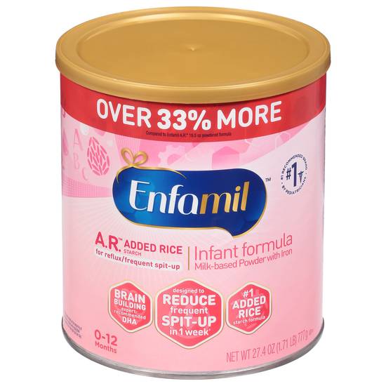 Enfamil 0-12 Months Milk-Based Powder With Iron Infant Formula