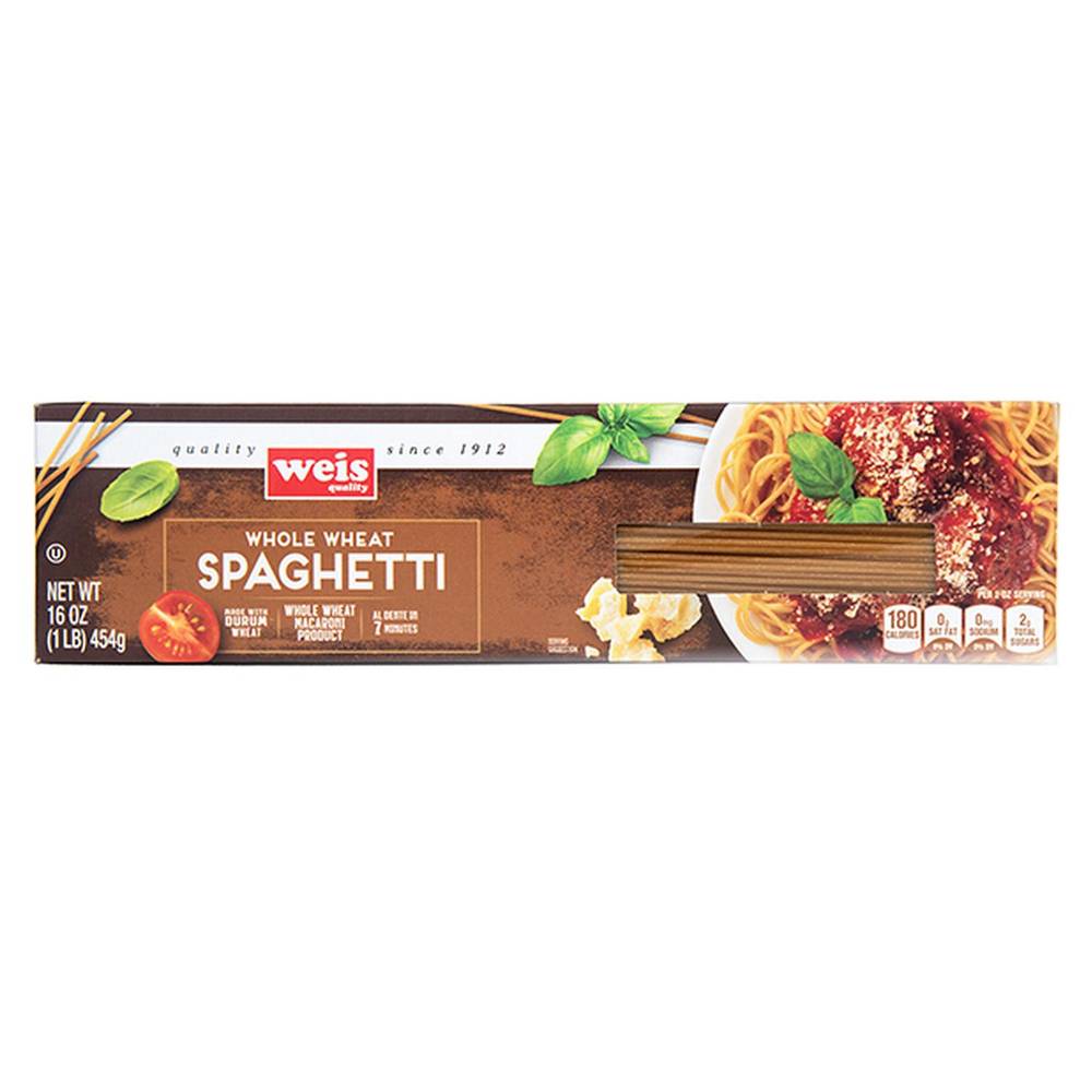 Weis Whole Wheat Spaghetti (16 oz)