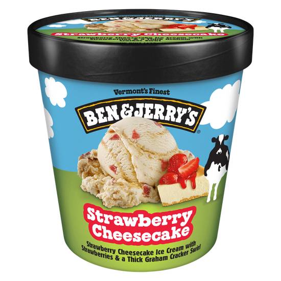Ben & Jerry's Strawberry Cheesecake Ice Cream 16oz