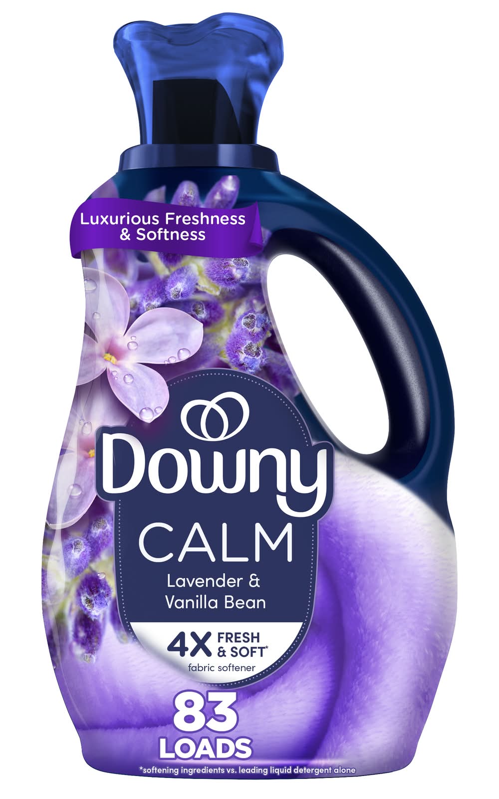 Downy Ultra Soft Calm Fabric Softener, Lavender-Vanilla Bean (56 fl oz)