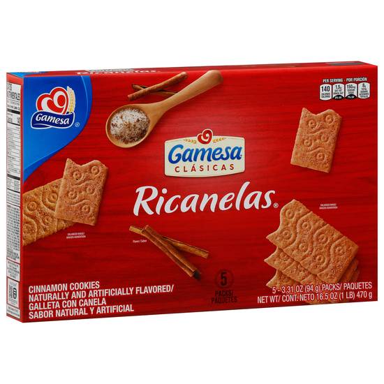 Gamesa Ricanelas Cookies (cinnamon)